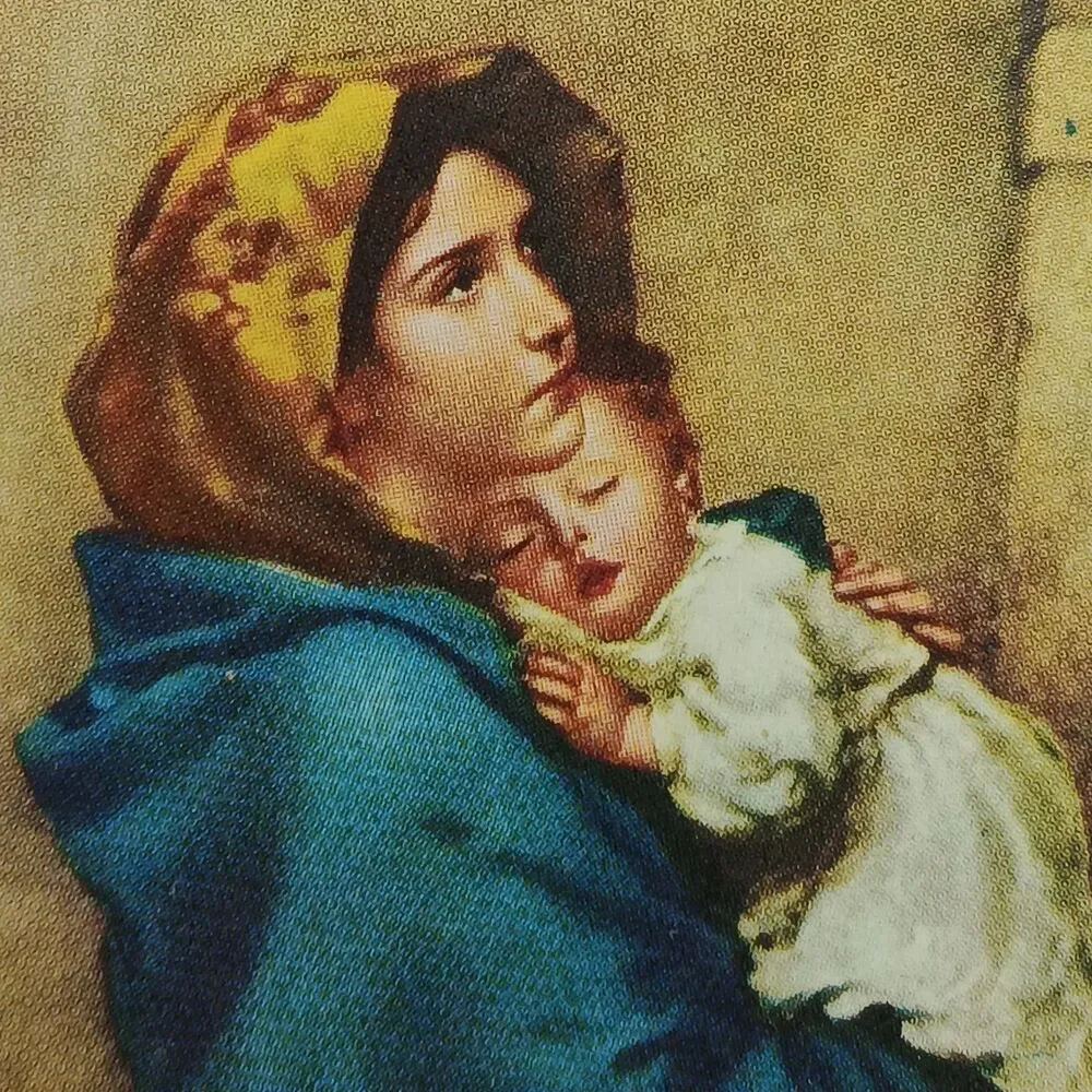 VTG Madonna Of The Street Small Notecards With Envelopes By Alfred Mainzer 4.25
